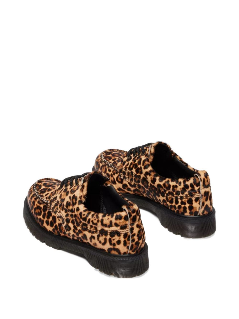 leopard-print loafers - 4
