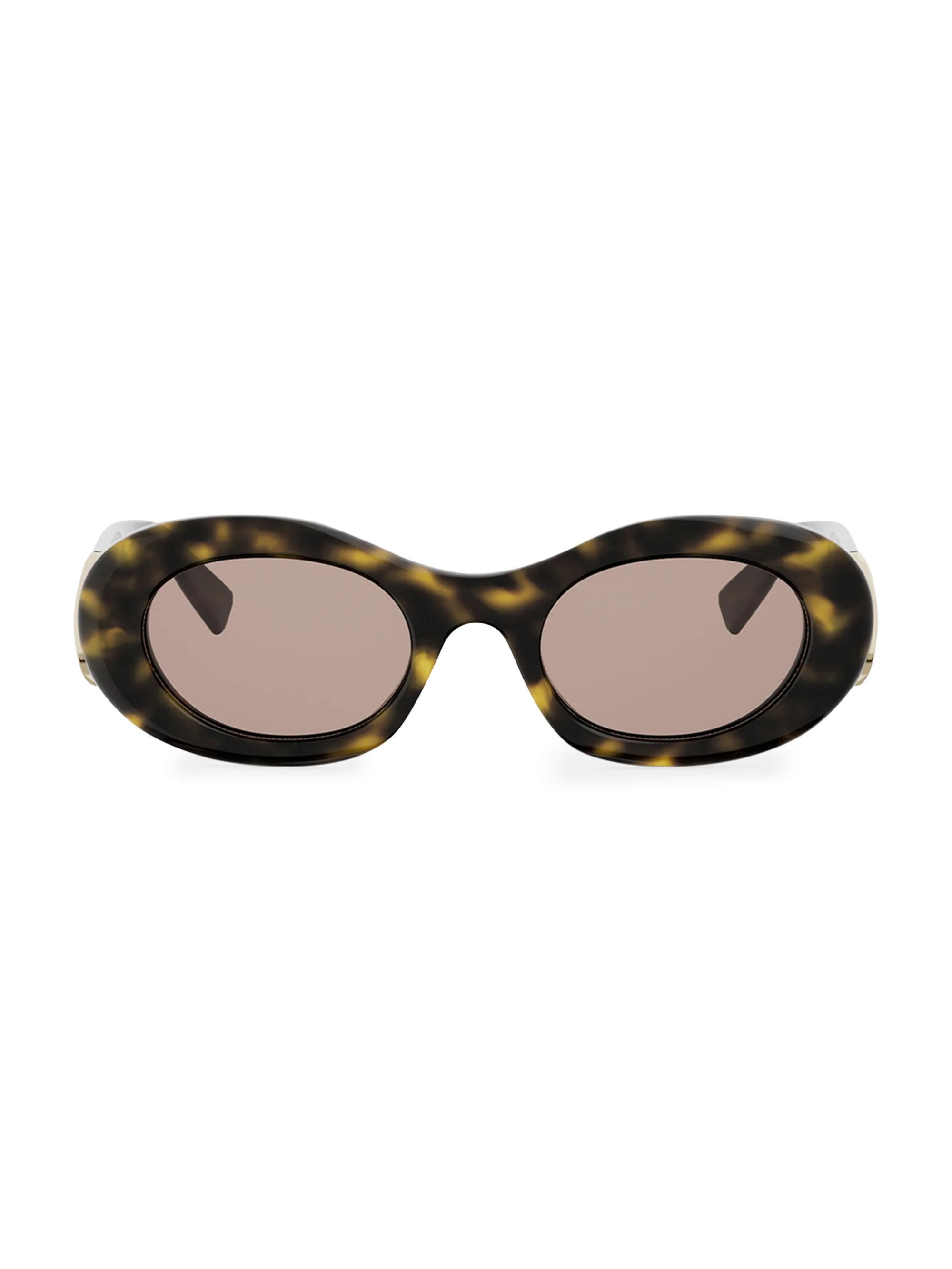 Women's Divas' Dream 50MM Oval Sunglasses - Dark Havana - 1