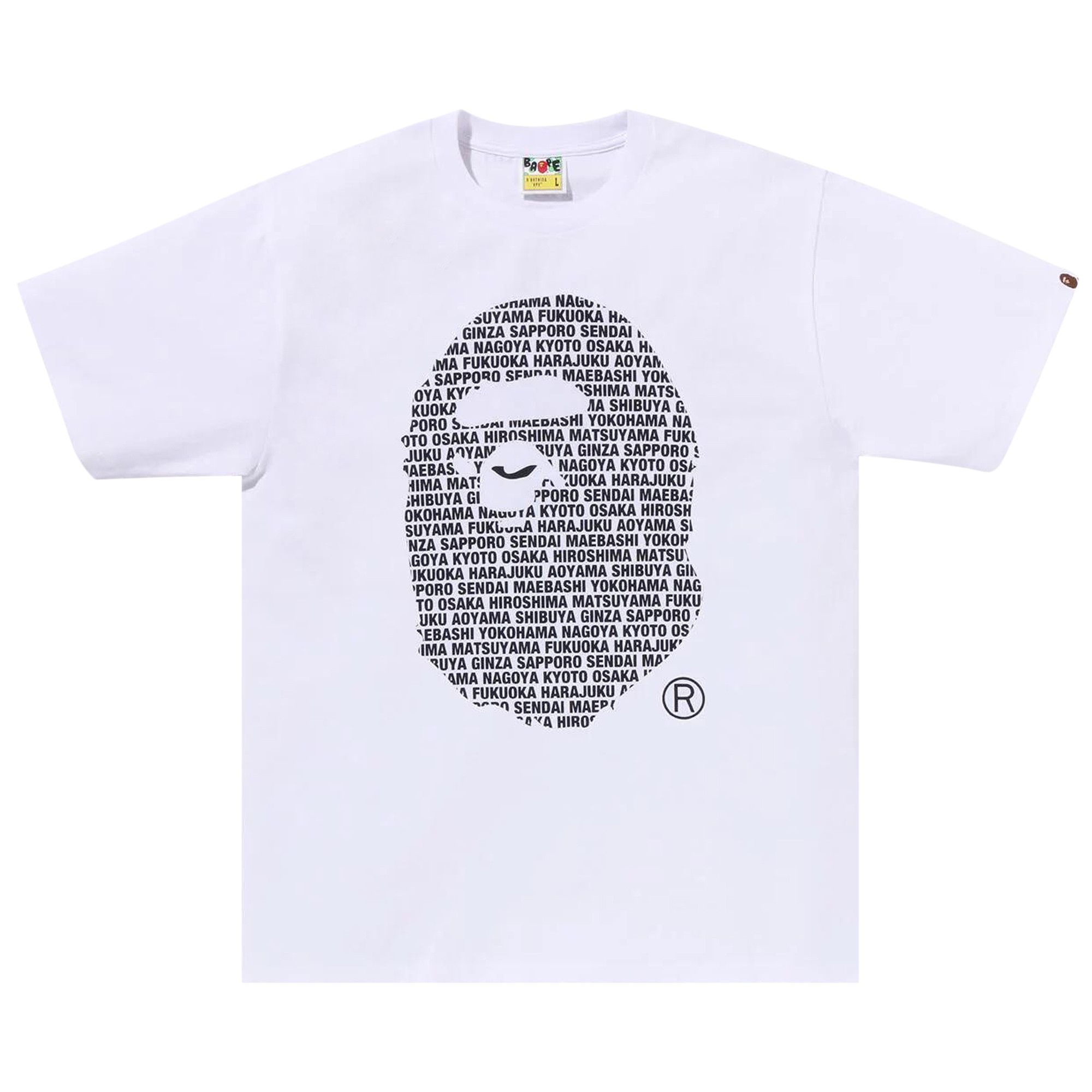 BAPE Japan Ape Head Tee 'White' - 1