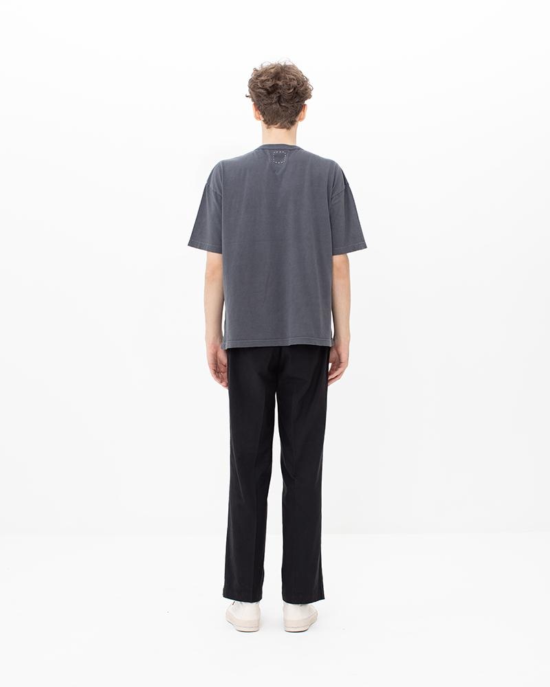 JUMBO TEE S/S DMGD (U.D.) BLACK - 3