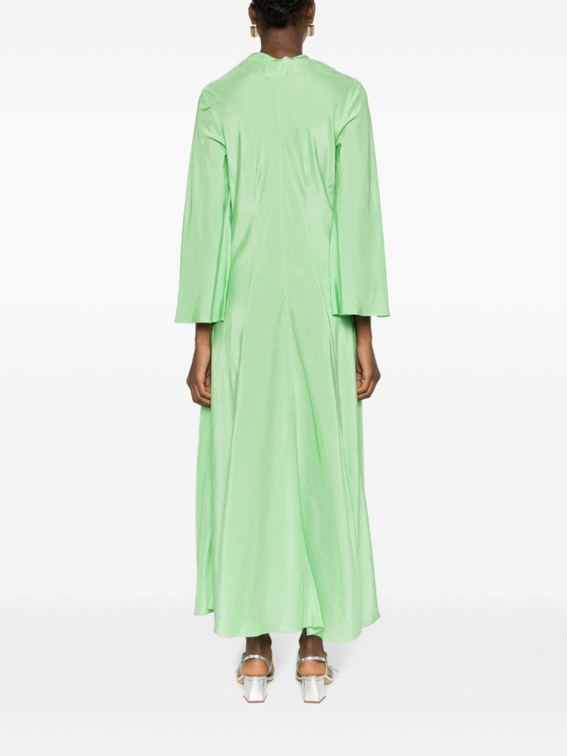 V-neck flared maxi dress 4