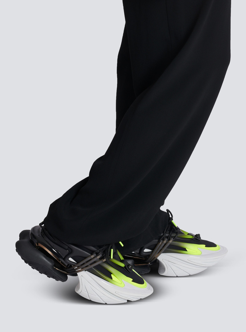 Balmain Fluorescent Unicorn trainers in neoprene and leather outlook