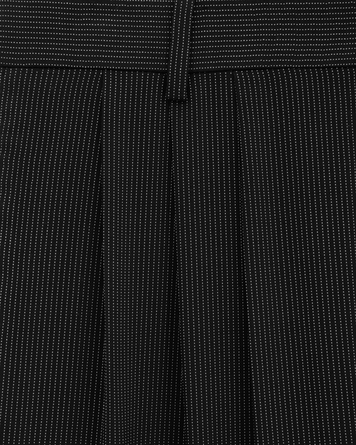 BAGGY PANTS IN STRIPED CANVAS - 4