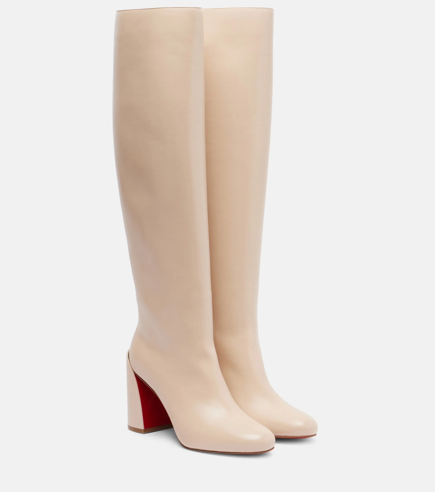 Leather knee-high boots - 1