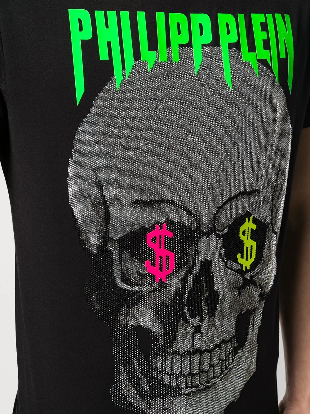 embellished skull print T-shirt - 5