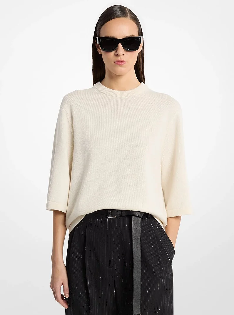Cashmere T-Shirt - 1