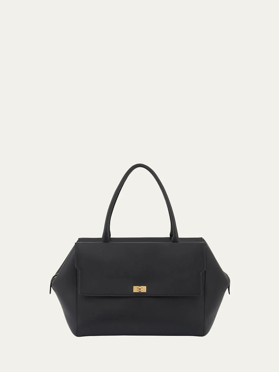 Seaton Large Calfskin Satchel Bag - 1