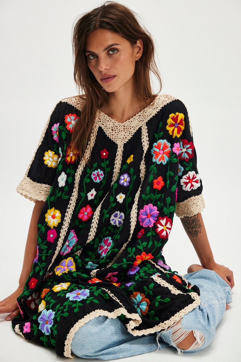 Bella Flor Embroidered Kaftan 4