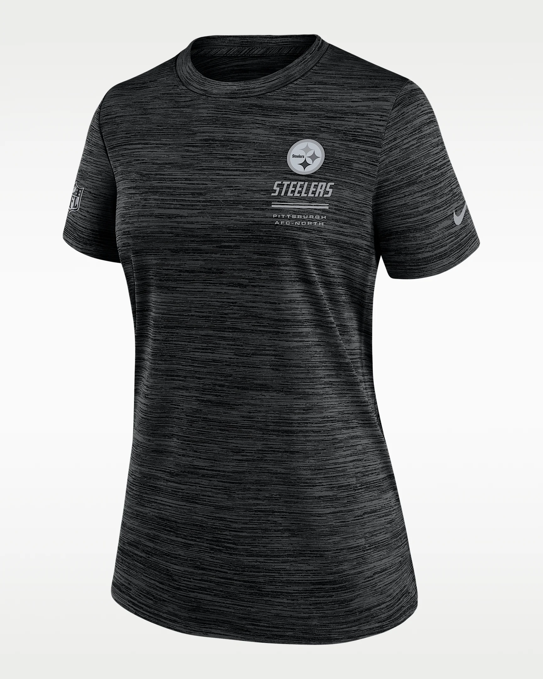 Pittsburgh Steelers Sideline Velocity Women's Nike Dri-FIT NFL T-Shirt - 1