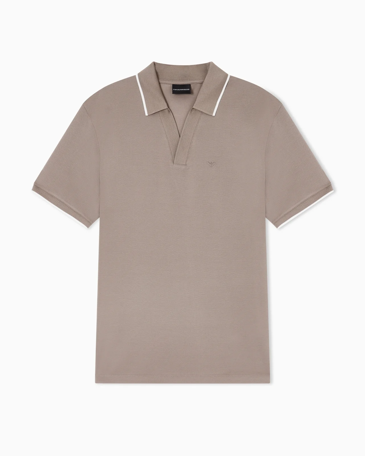 STRETCH PIQUÉ POLO SHIRT - 1