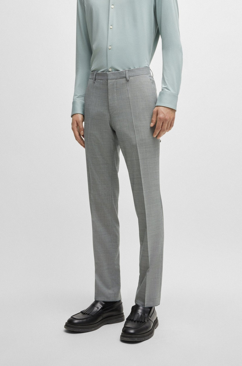 EXTRA-SLIM-FIT SUIT IN HOUNDSTOOTH PERFORMANCE-STRETCH FABRIC 7