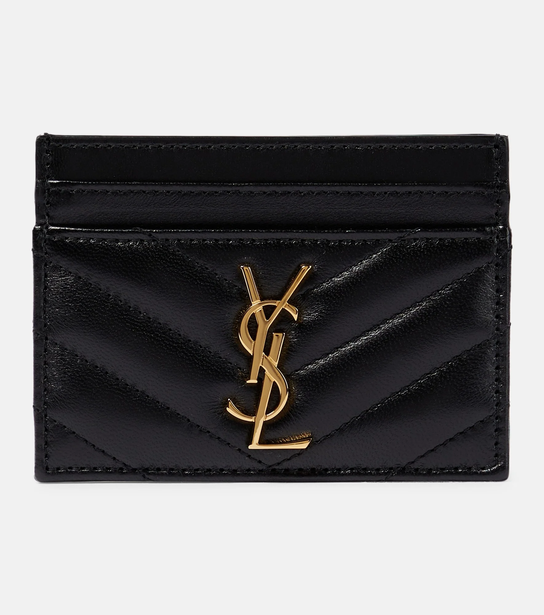 Cassandre matelassé leather card holder - 1