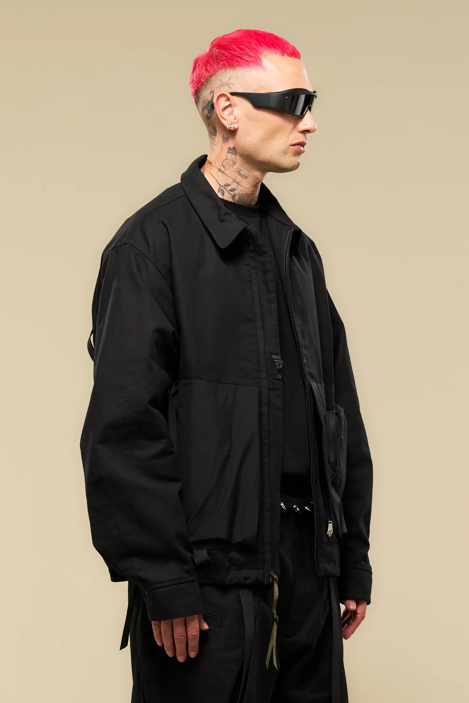 J121A-KI Cotton Jacket Black - 29