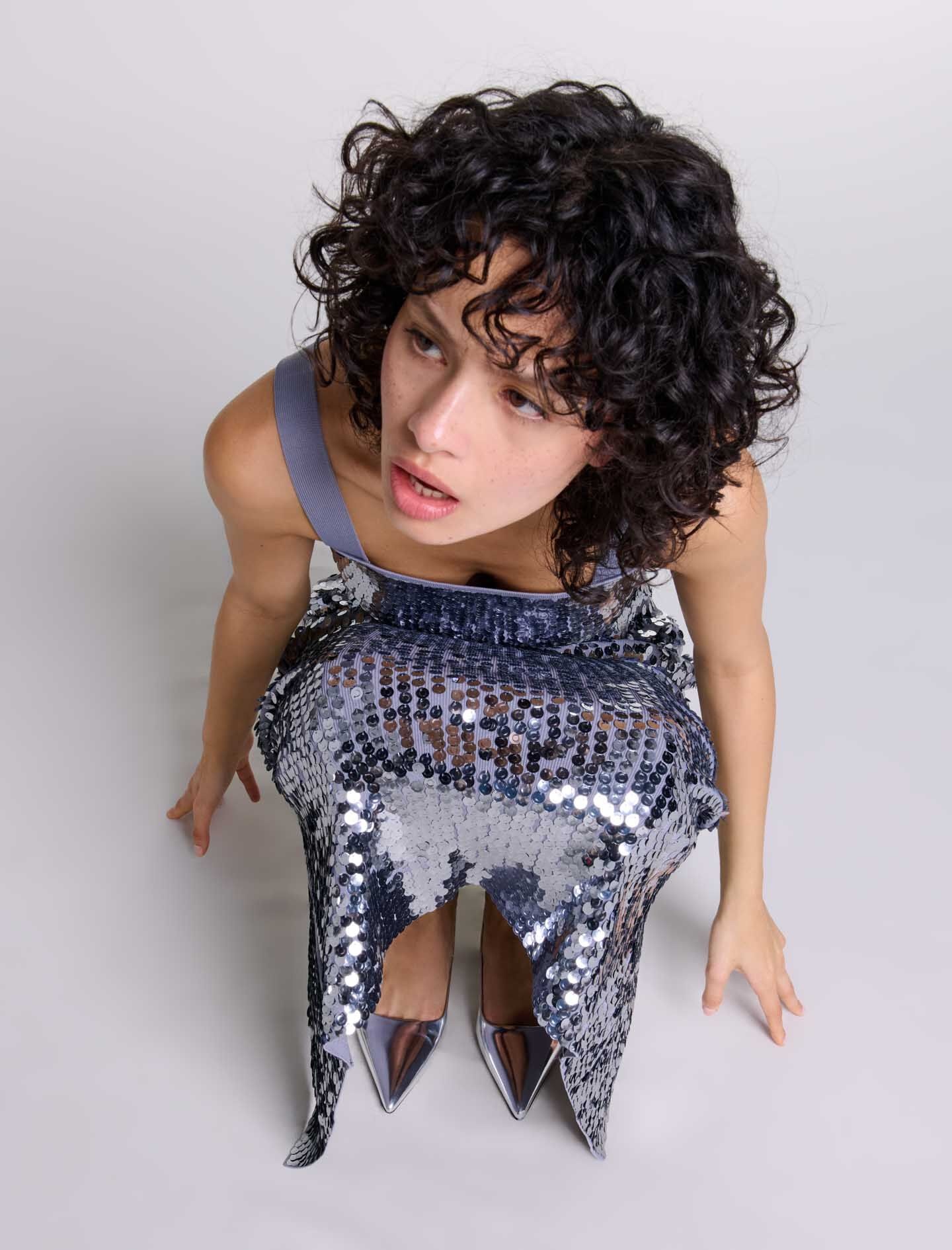 Sequinned knit top - 7