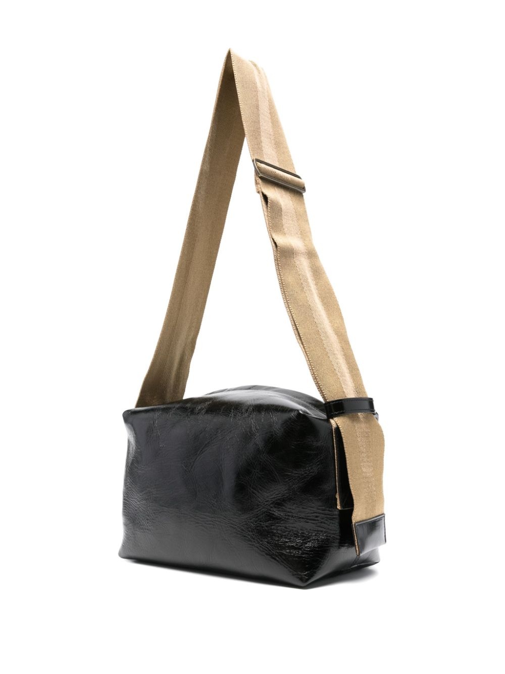 logo-debossed shoulder bag - 3