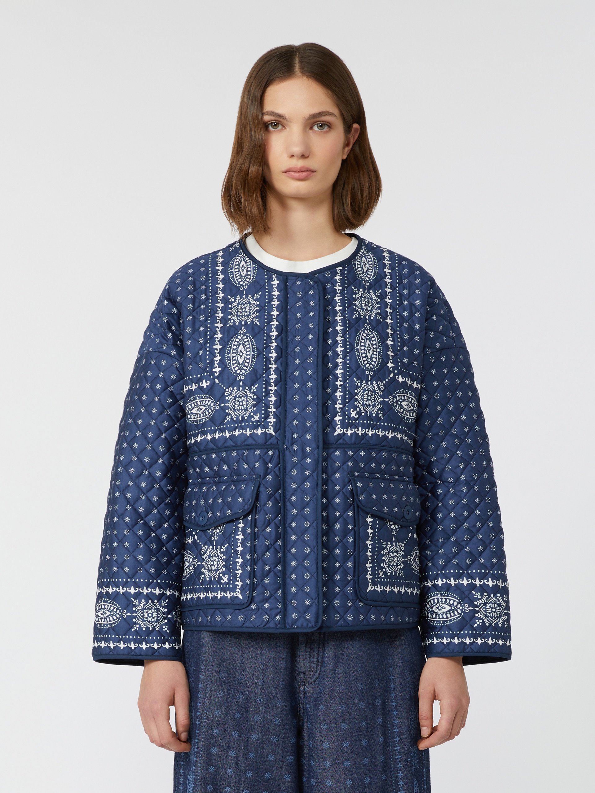JADER Quilted cotton crew-neck jacket - 3