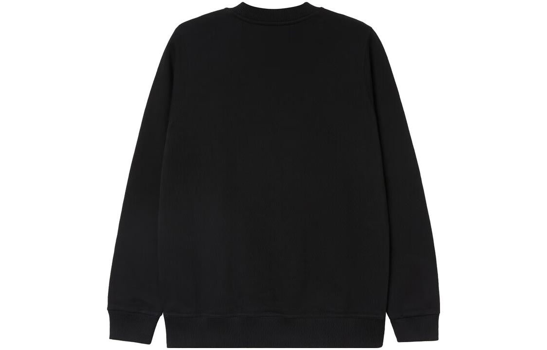 (WMNS) Burberry SS21 Pattern Embroidered Cotton Loose Sports Hoodie Black 80428831 - 2