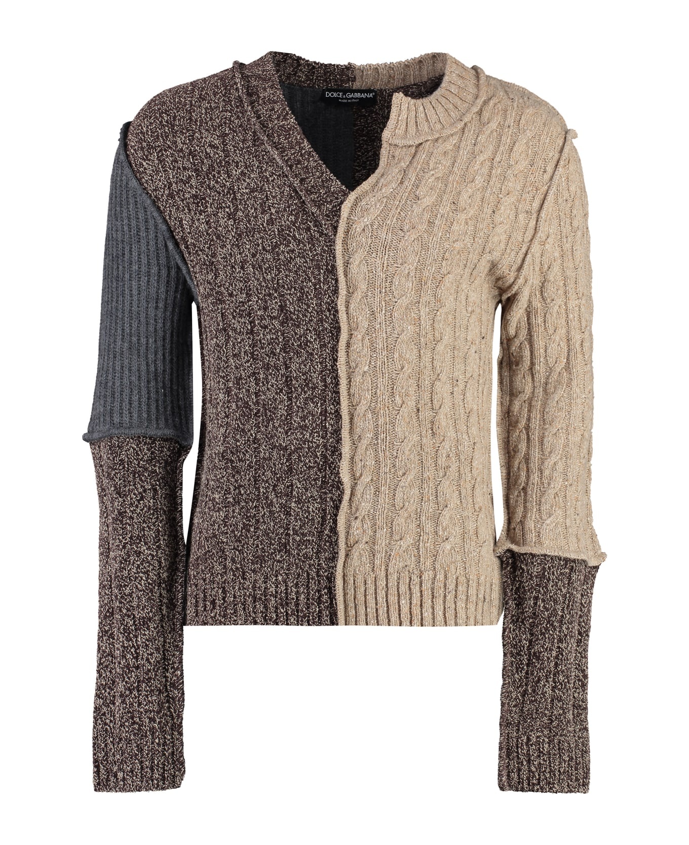 Cable Knit Sweater - 1