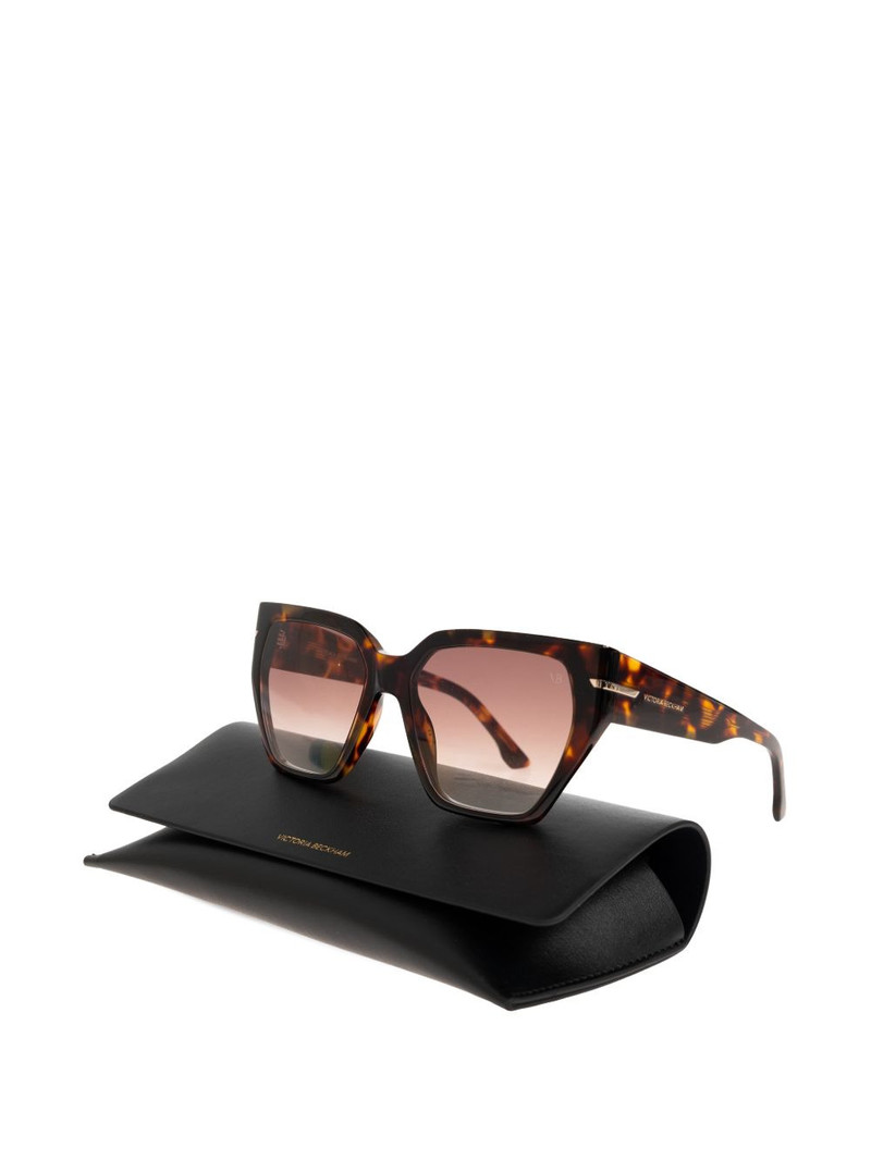 Victoria Beckham geometric-frame sunglasses outlook