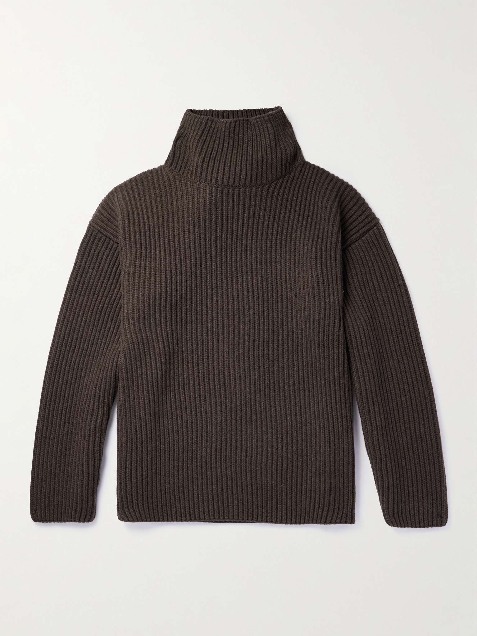 Manlio Ribbed Cashmere Rollneck Sweater - 1