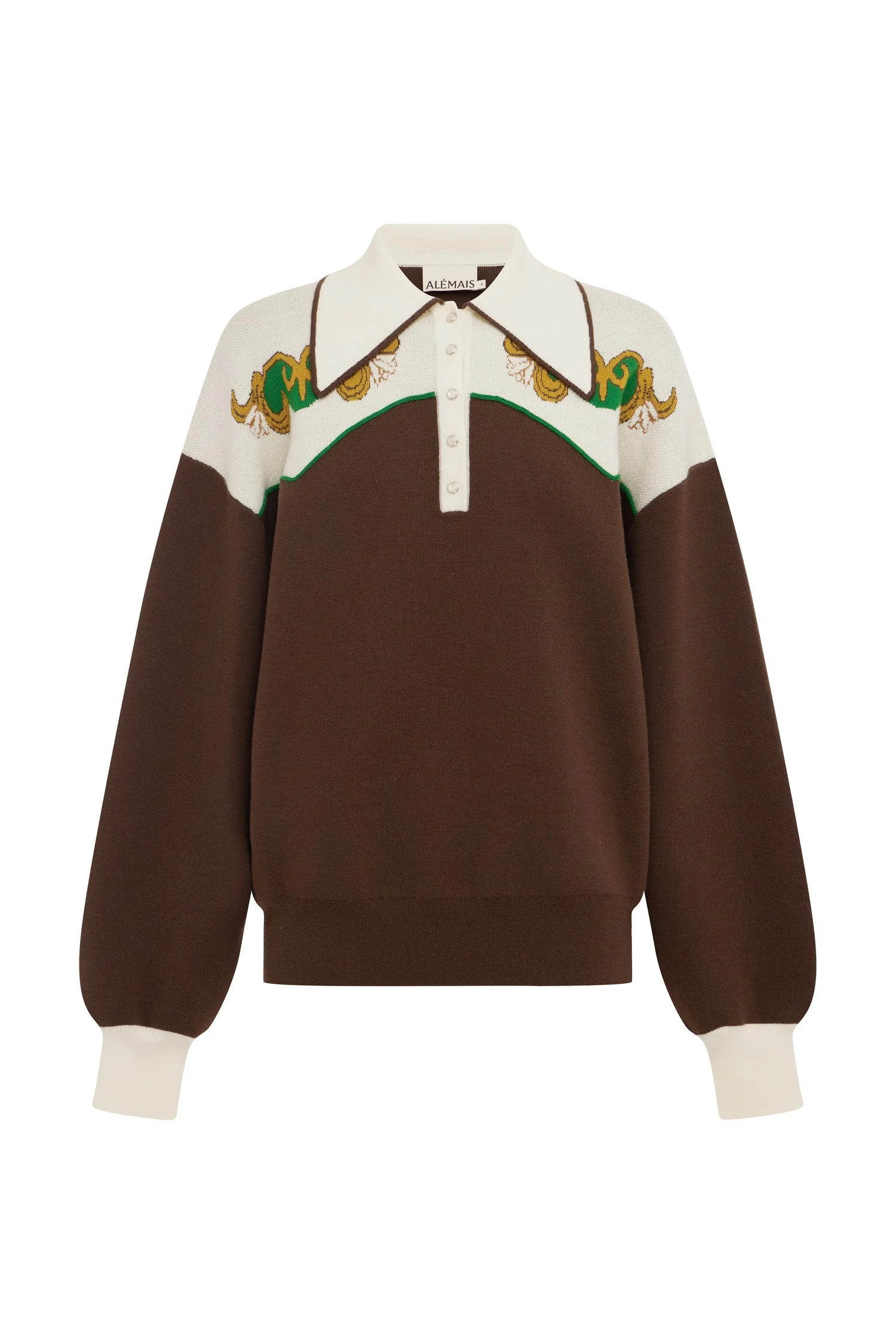 Lasso Knit Polo Chocolate - 1