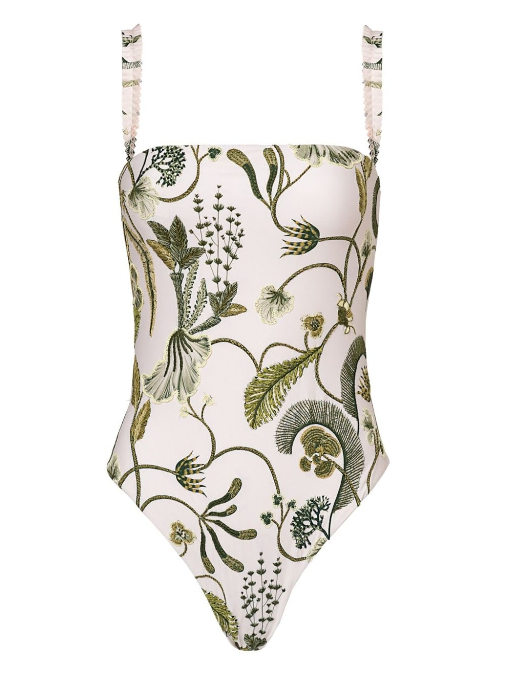 LimÃ³n Algae floral-print swimsuit - 1