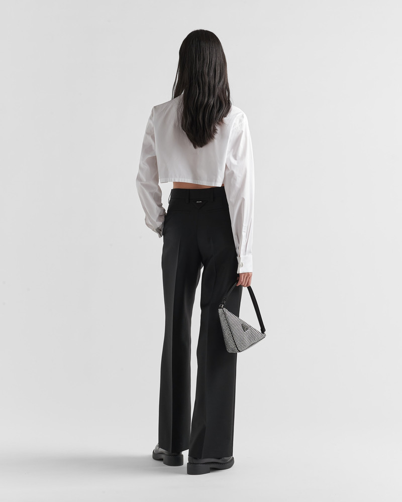Poplin cropped shirt 5