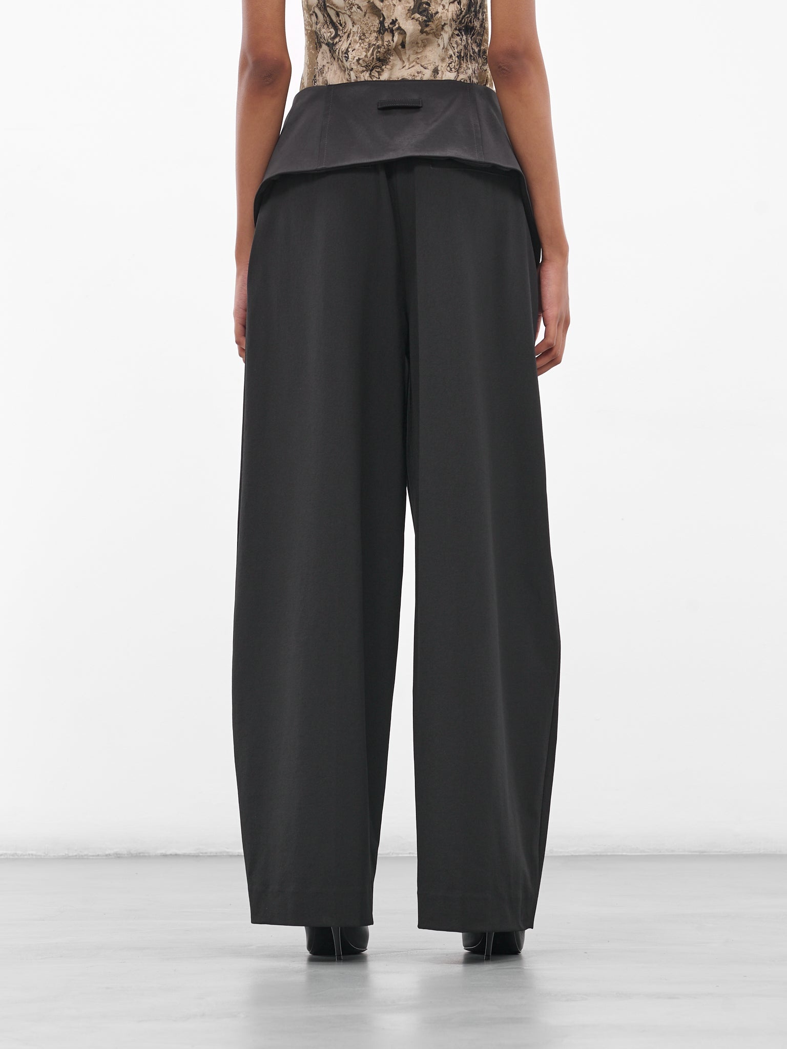 The Black Bodysuit Suit Pants - 3