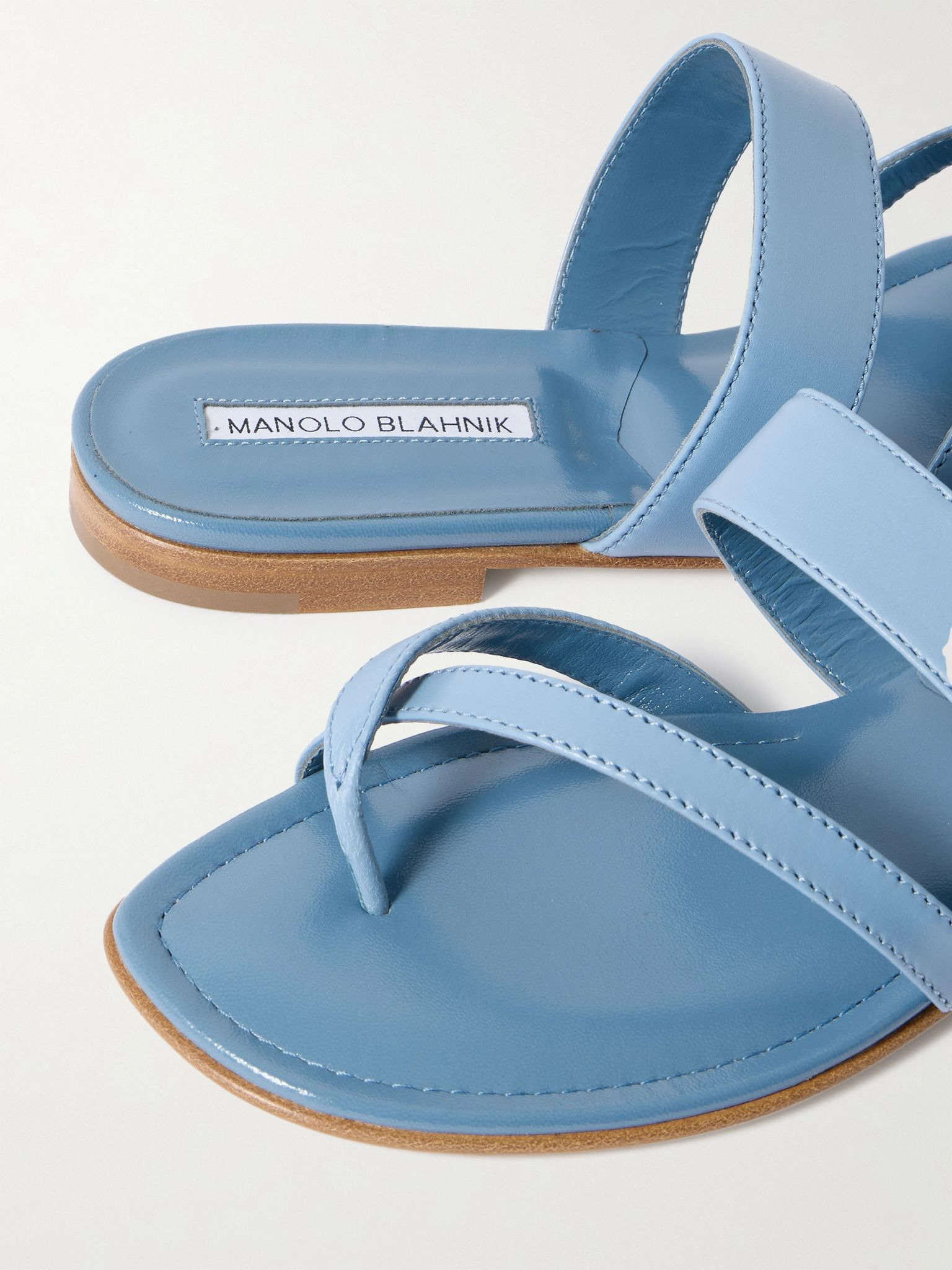 Susa leather sandals Sky blue - 4