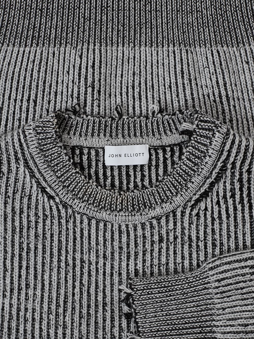 ribbed-knit crewneck jumper - 5