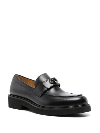 Valentino VLogo Locker leather loafers outlook