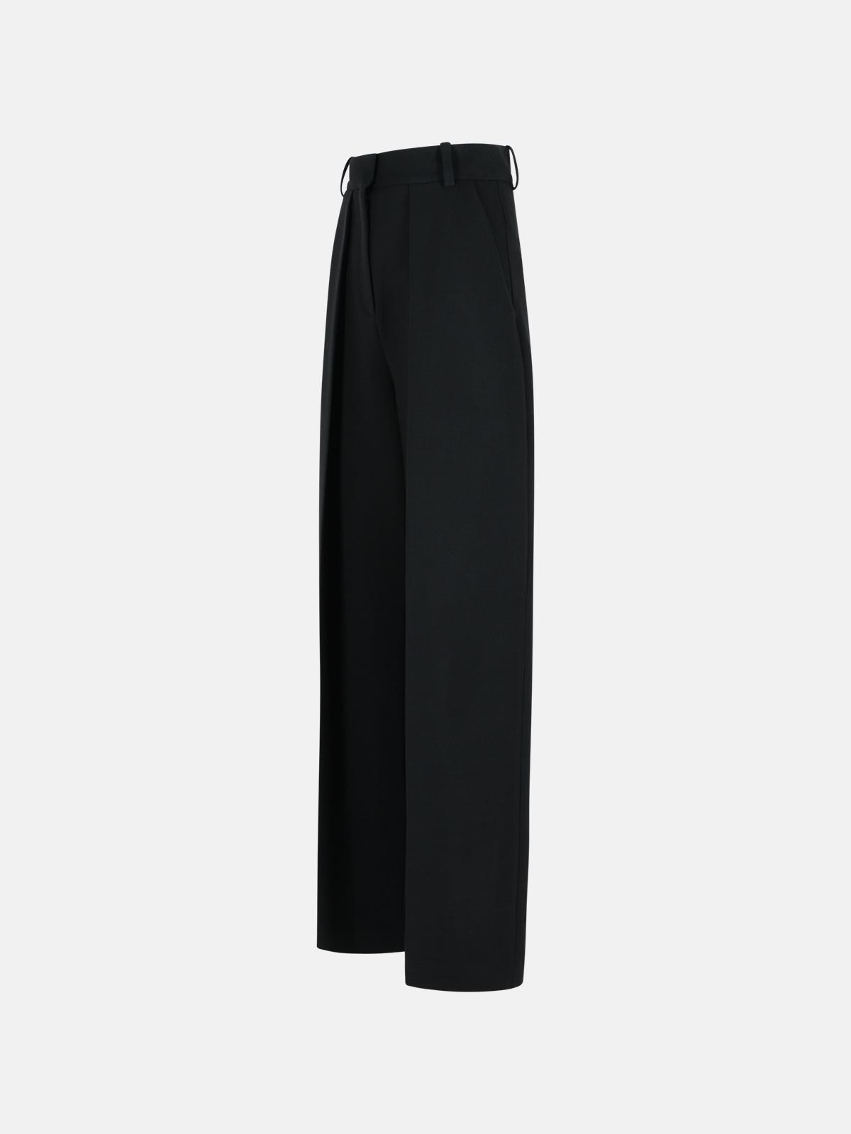 パンツ Khaite Maris' Black Polyester Blend Pants Maris Pant in Black – KHAITE