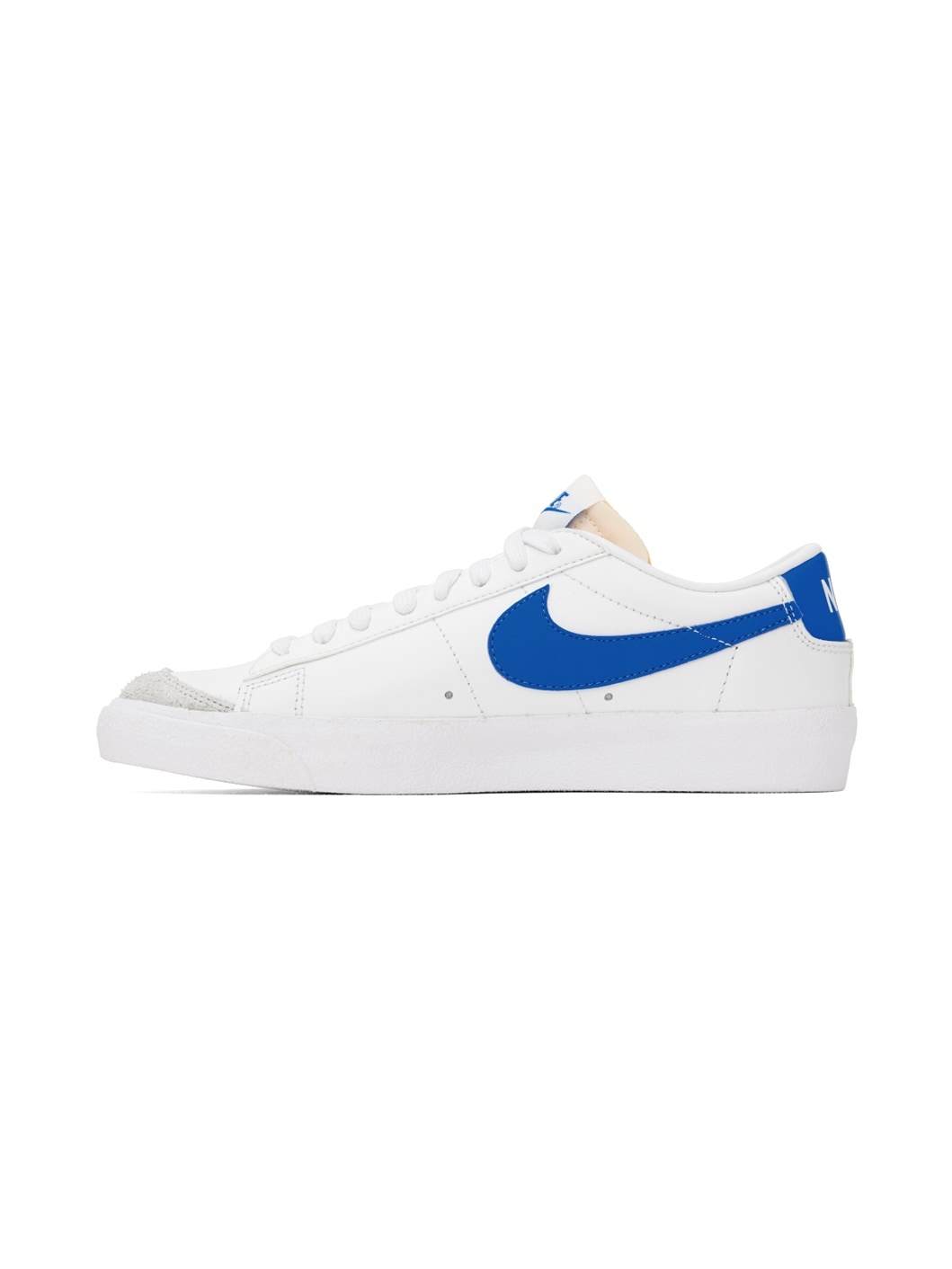 White & Blue Blazer Low '77 Vintage Sneakers - 3