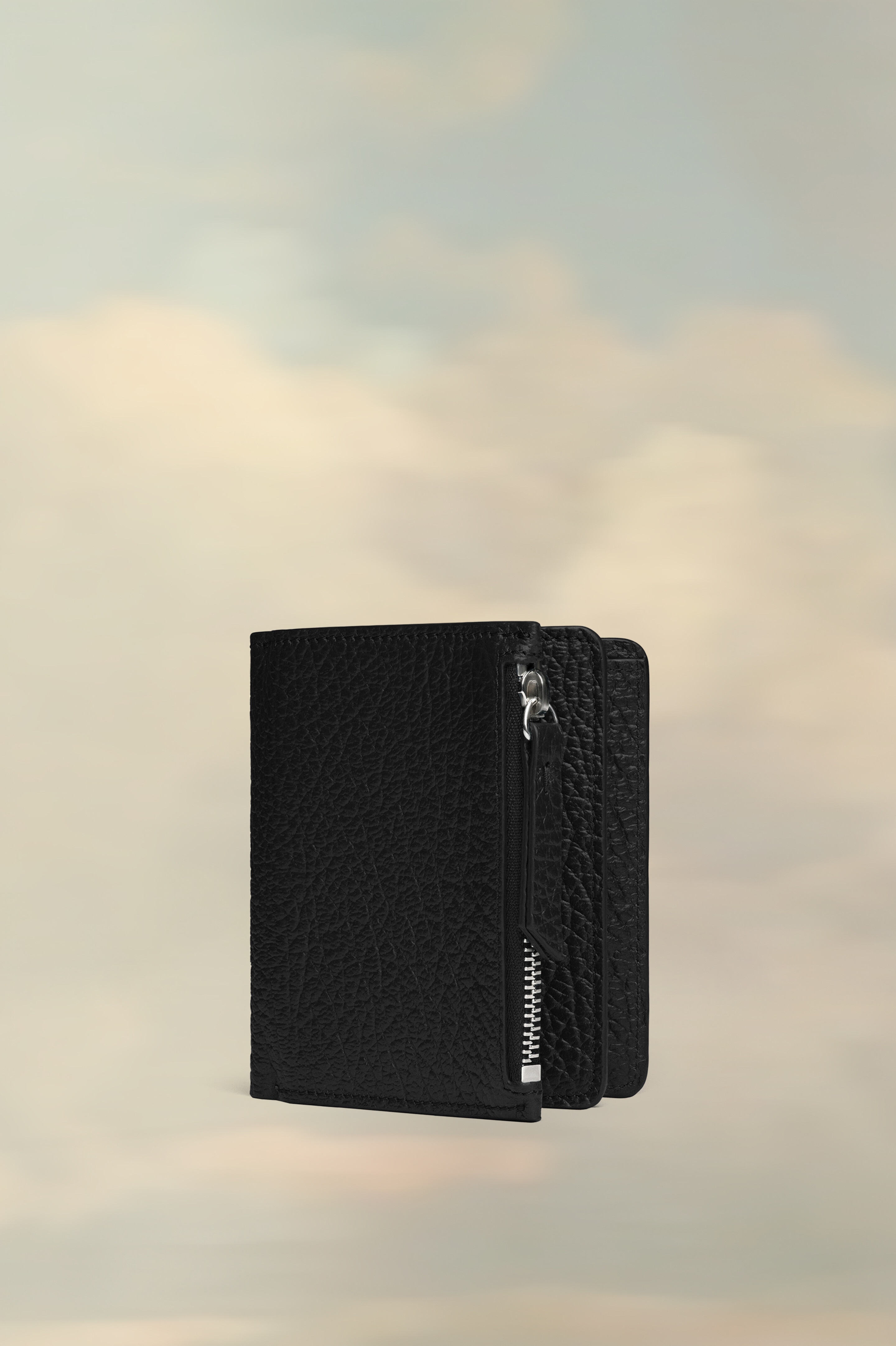 Leather flap wallet - 1