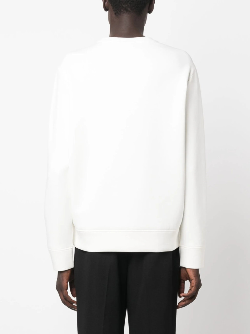 EMPORIO ARMANI Emporio Armani Logo-embroidered Crew-neck Sweatshirt outlook