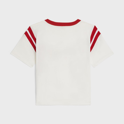 CELINE celine paris boxy T-shirt in cotton jersey outlook