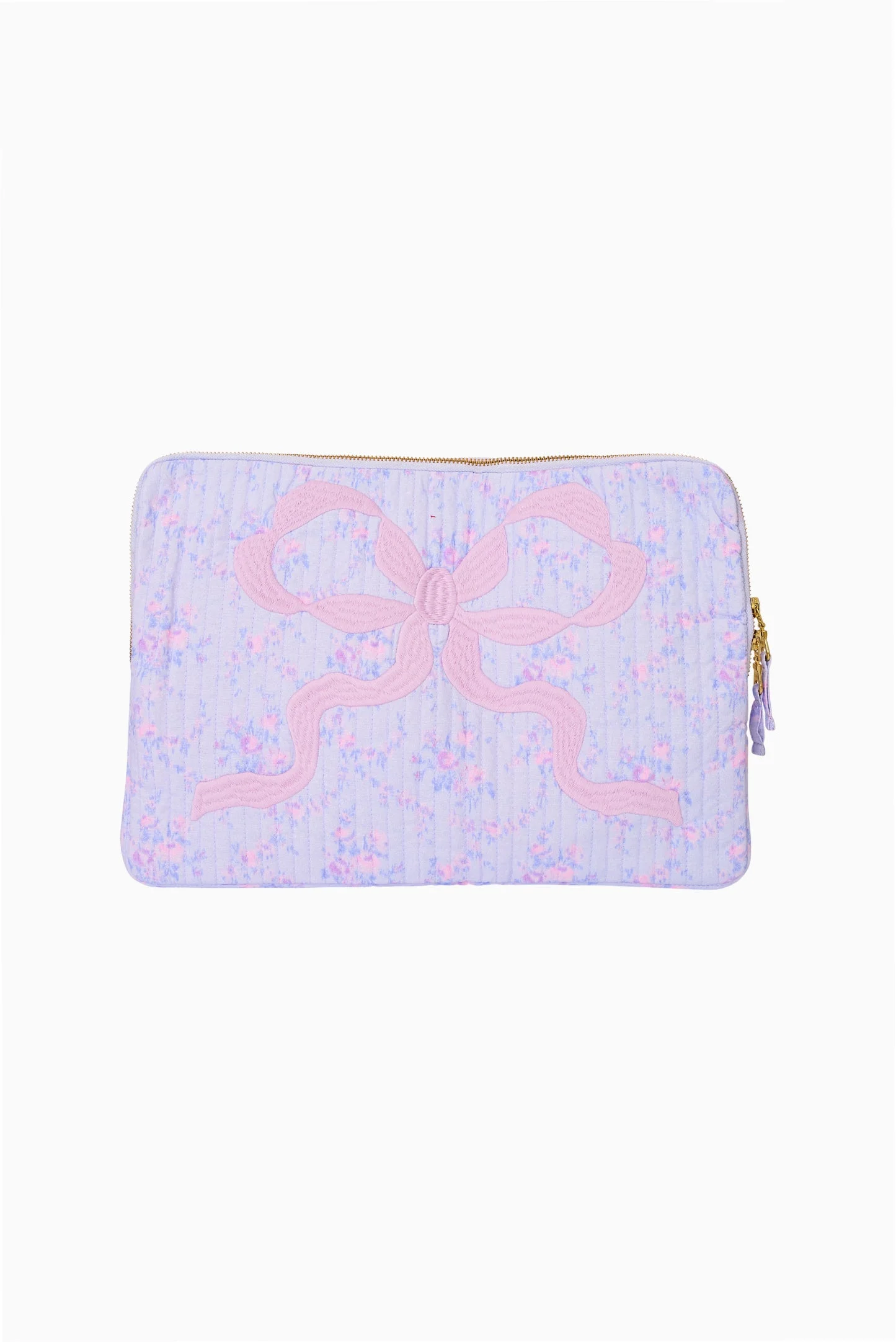 Quilted Cotton Laptop Case - 1