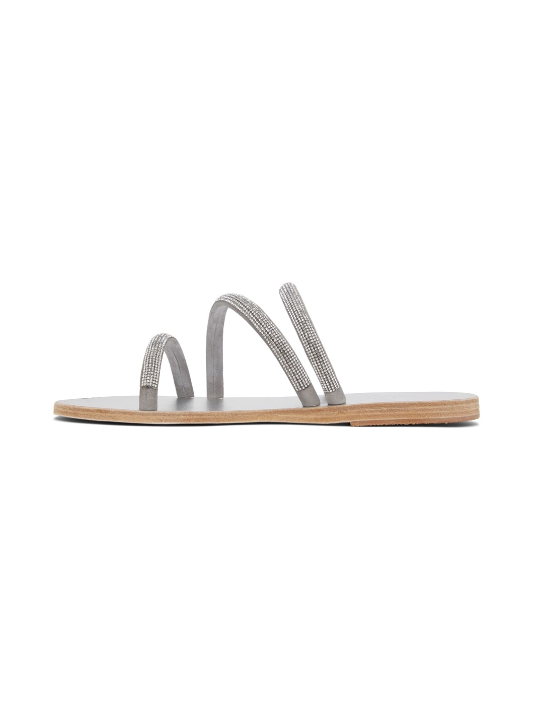 Silver Polytimi Diamante Sandals - 3