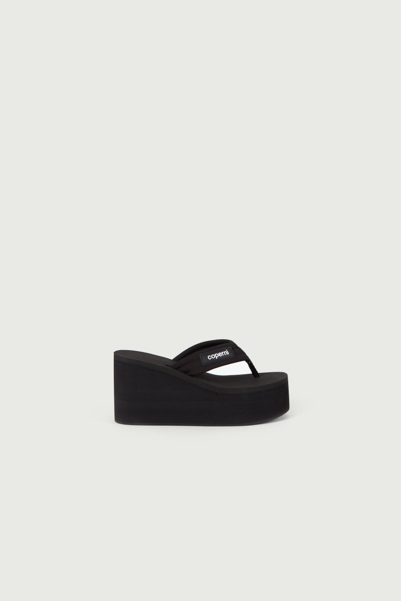 Branded Wedge Sandal - 1