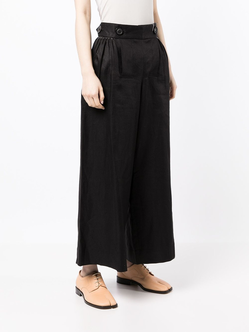 button-fastening waist t rousers 3