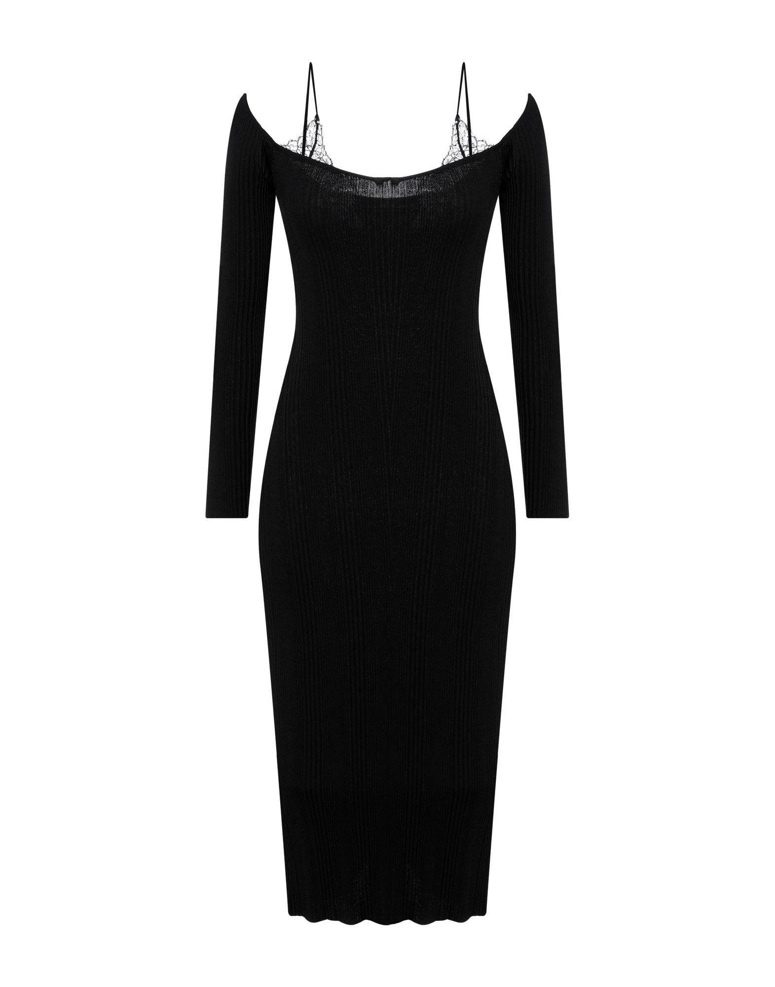 Black Women's Midi Dress - 1