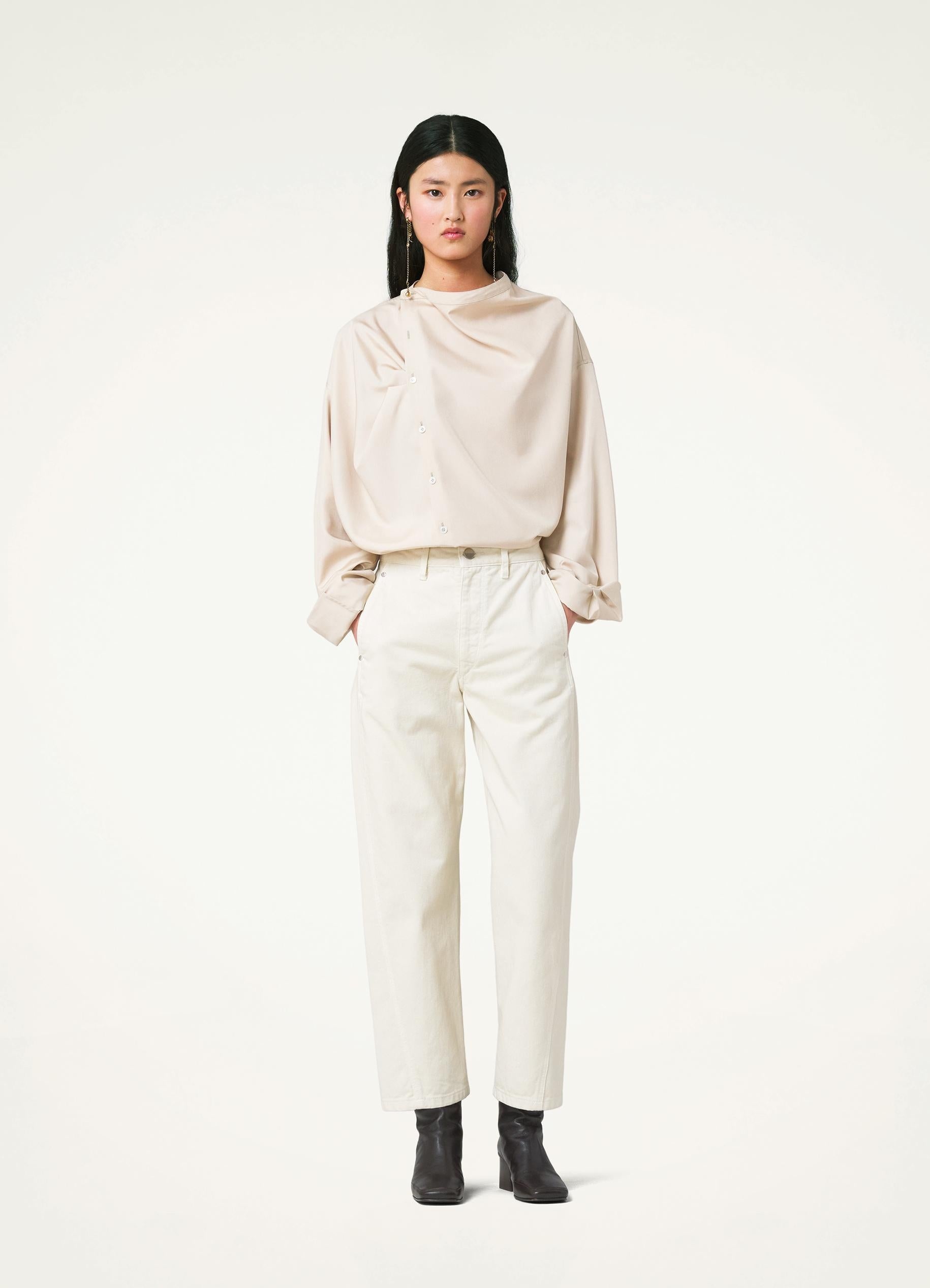 TWISTED PANTS
GARMENT DYED DENIM - 4