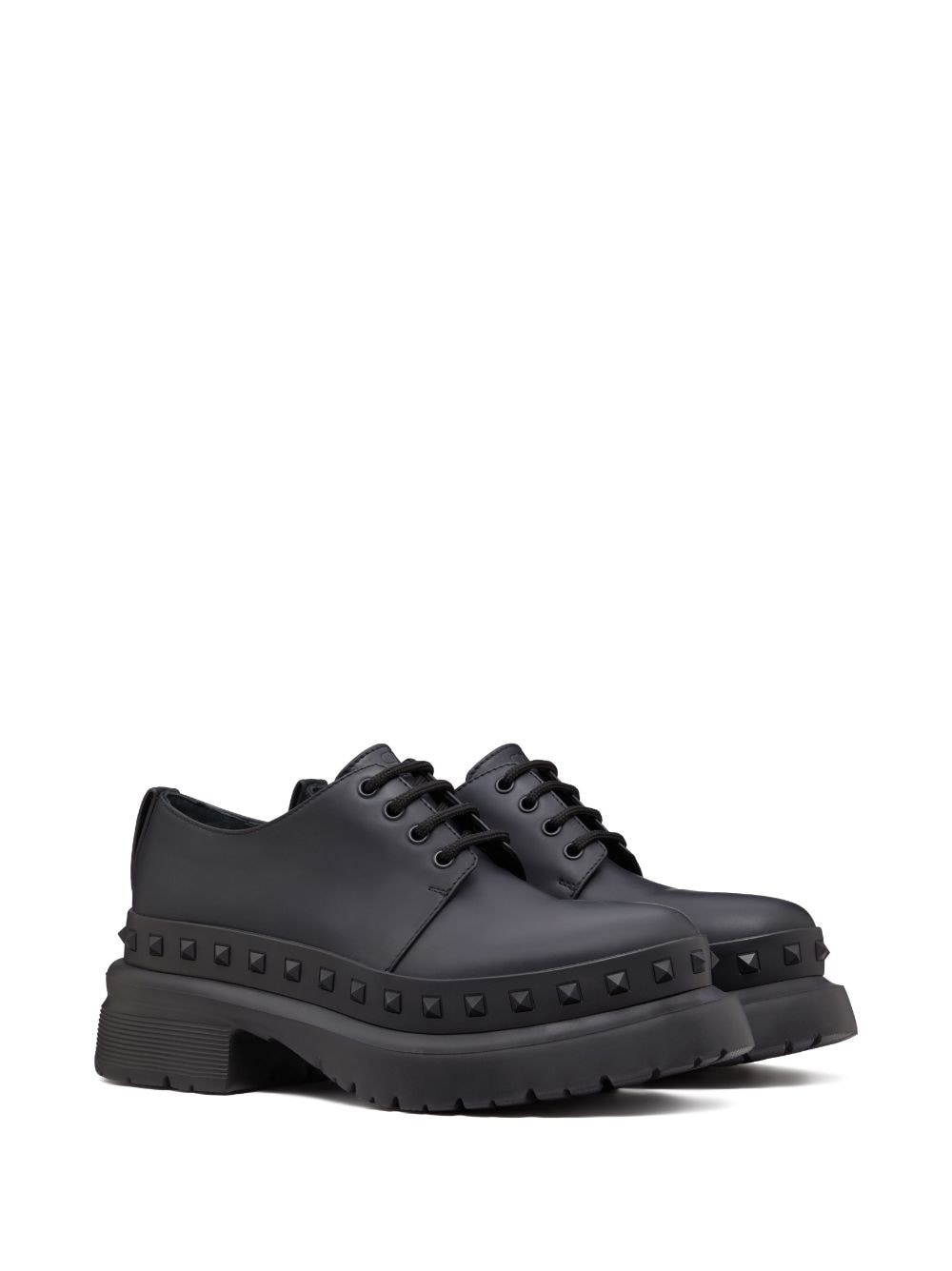 Rockstud lace-up shoes - 2