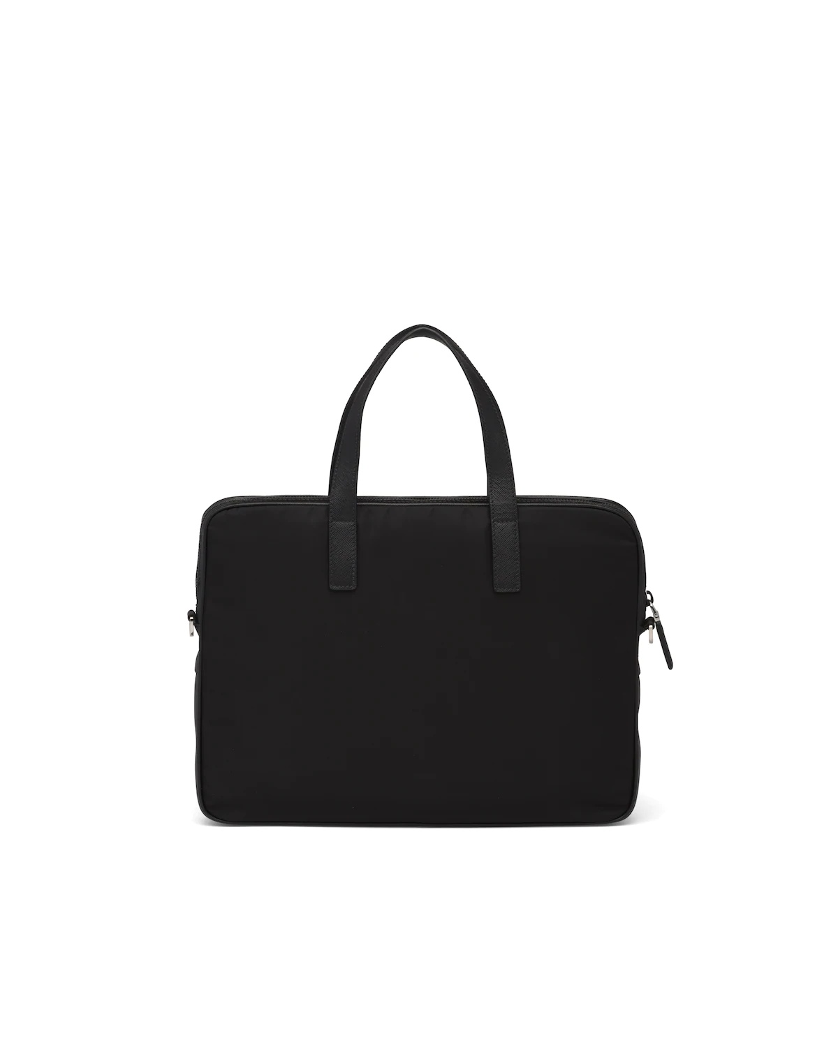 Nylon and Saffiano Leather Work Bag - 4