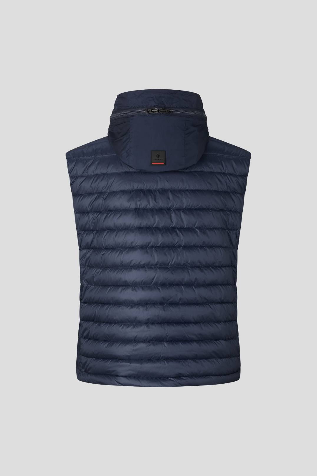 KANYA QUILTED WAISTCOAT IN NAVY BLUE - 9