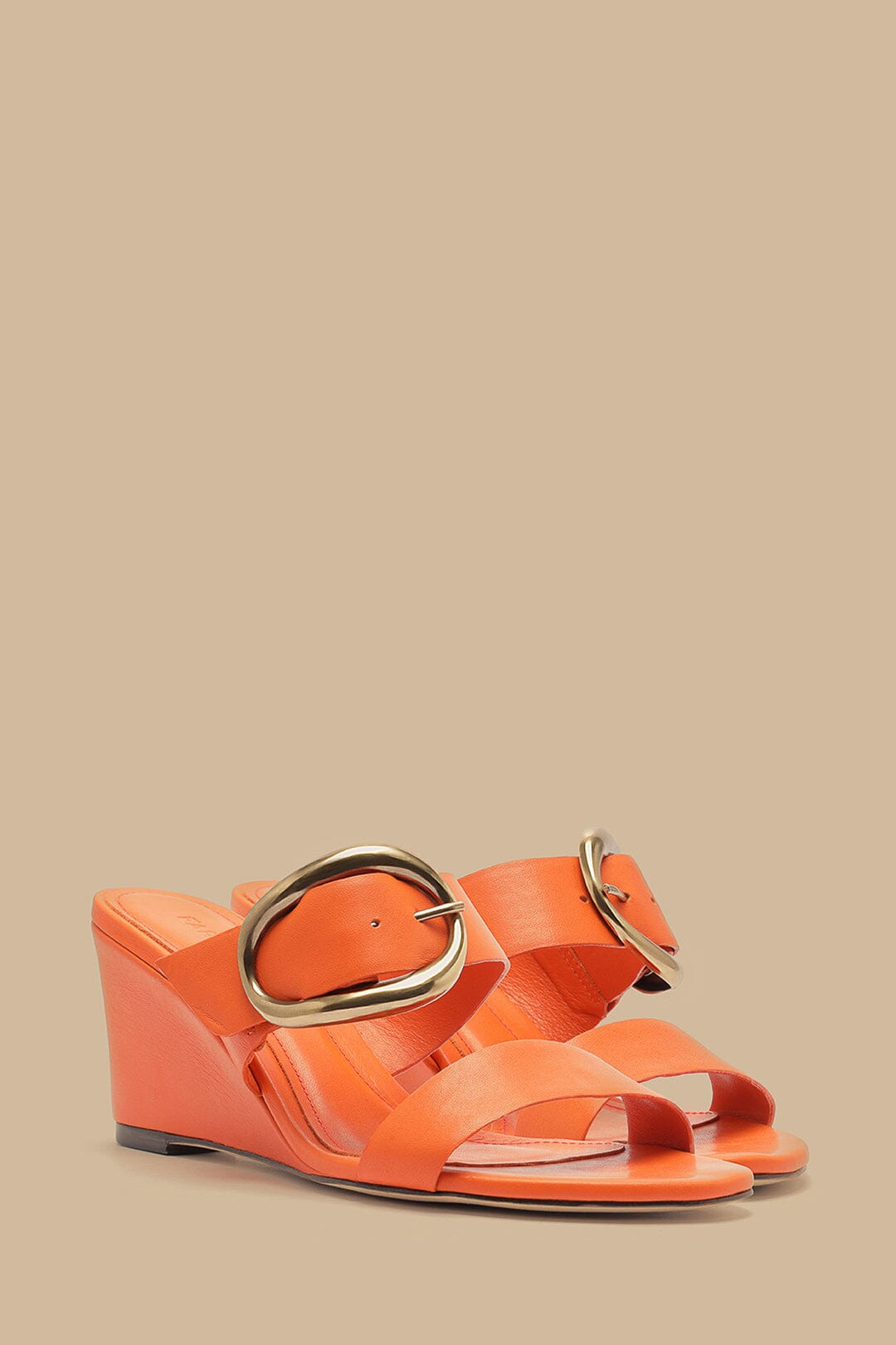 Citrus Buckle Wedge Sandal - 2