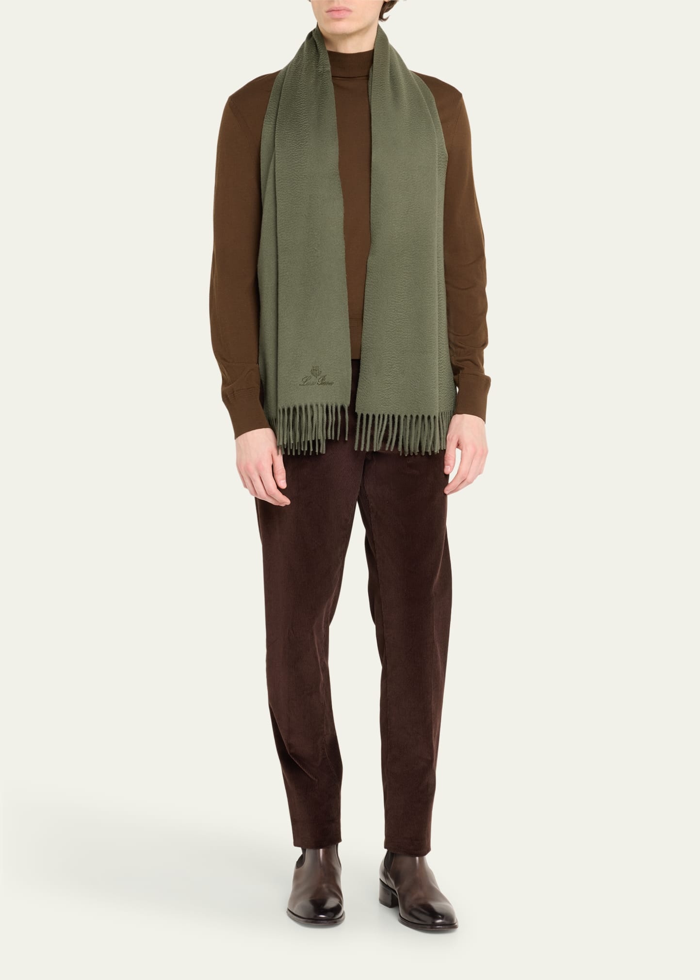 Men's Grande Unita Cashmere Scarf - 2