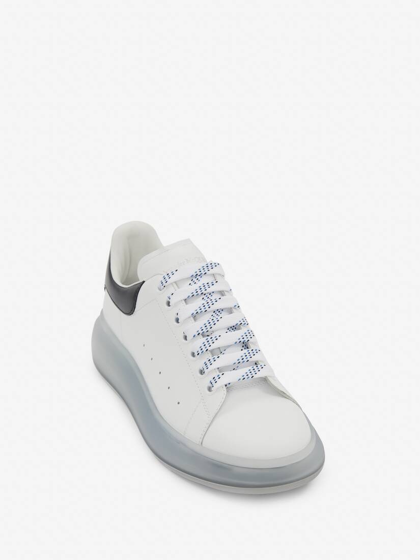 Men's Oversized Sneaker in White/navy - 5