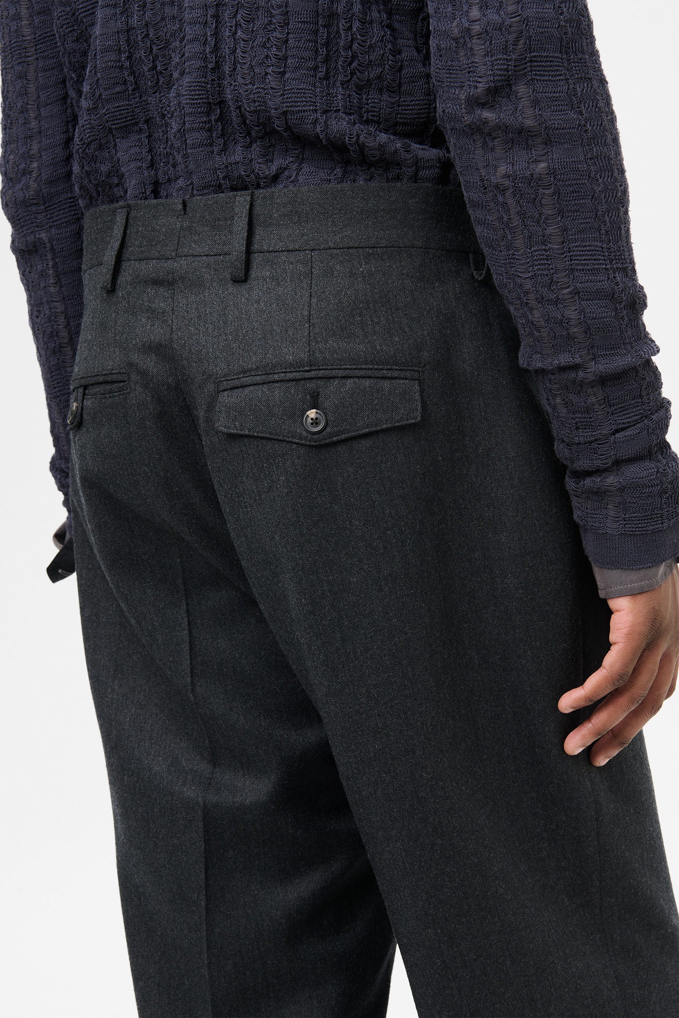 Chino 22 Premium Charcoal Office Wool - 6