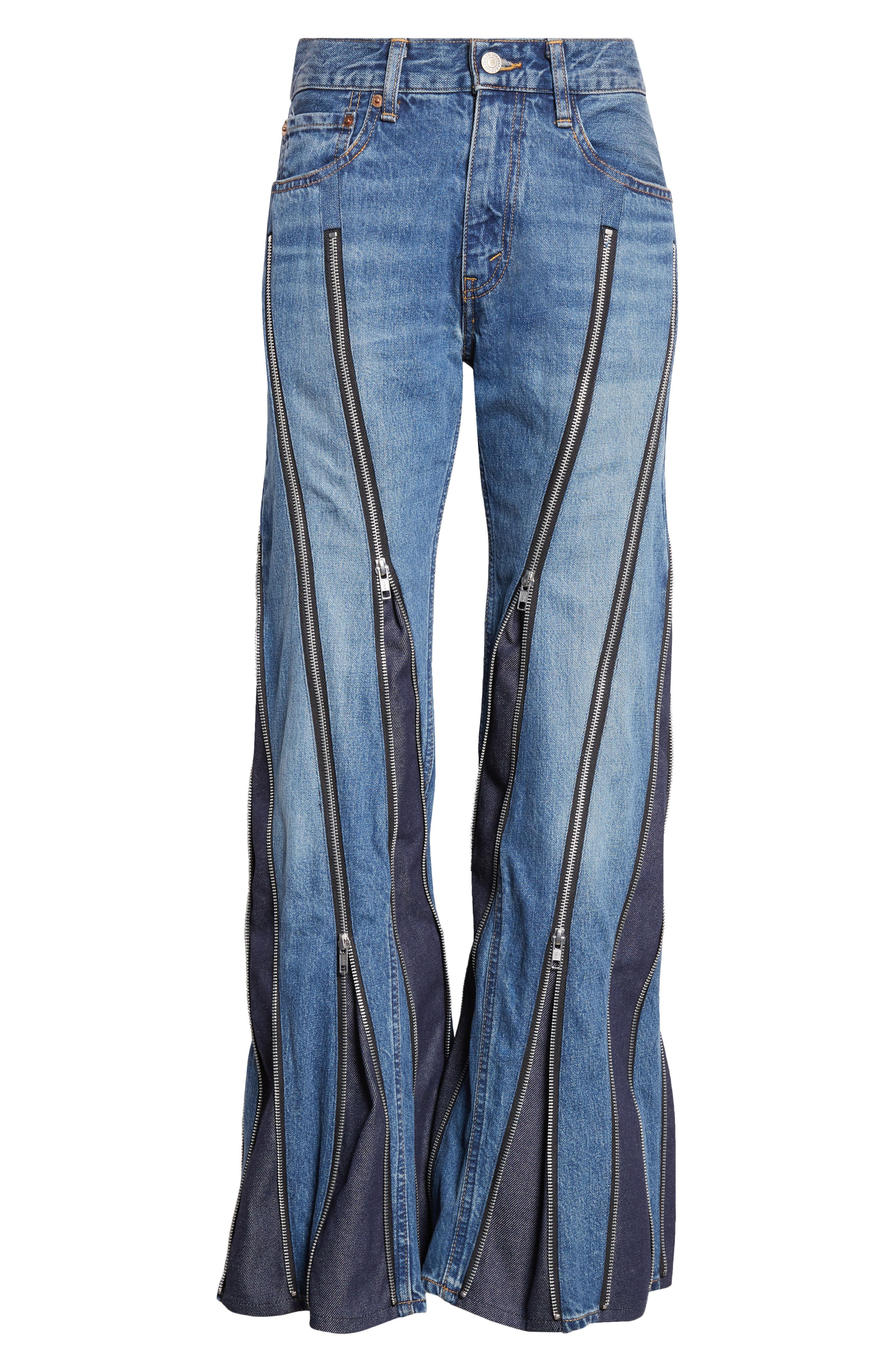 Junya Watanabe x Levi's® Zip Detail Flare Jeans in Indigo at Nordstrom - 6